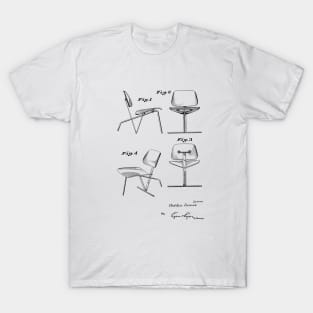 Chair VINTAGE PATENT DRAWING T-Shirt